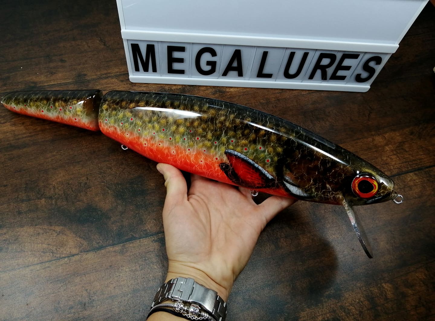 Mega Snatcher, Custom Lures, Wooden lures, custom baits