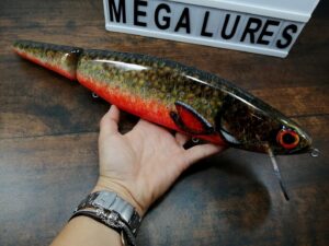 Mega Snatcher, Custom Lures, mega lures, Wooden lures