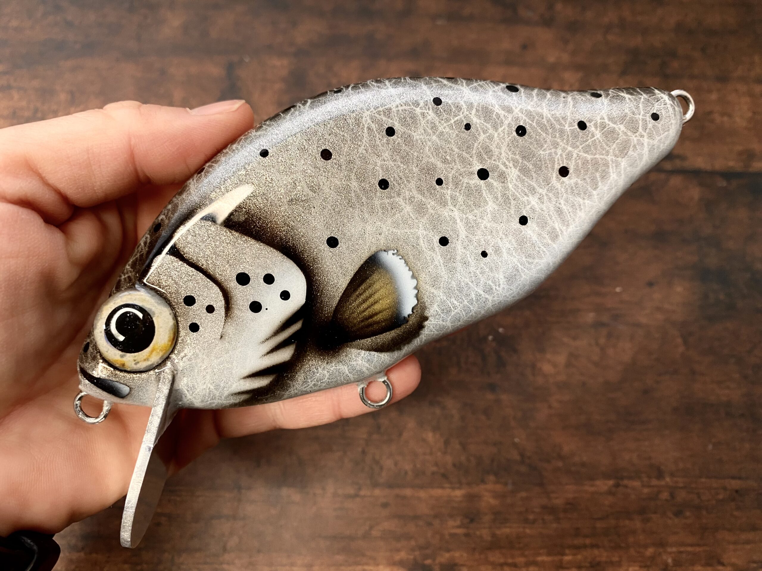 MiniCrank 6in Silver Trout - Image 2