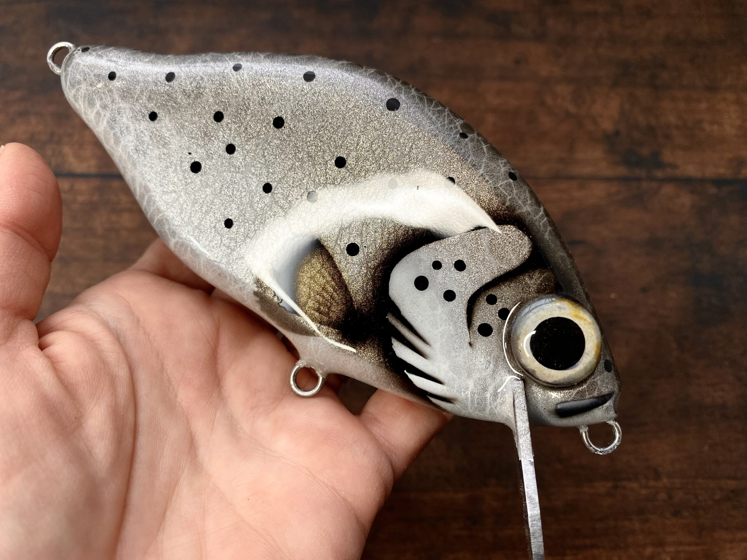 MiniCrank 6in Silver Trout