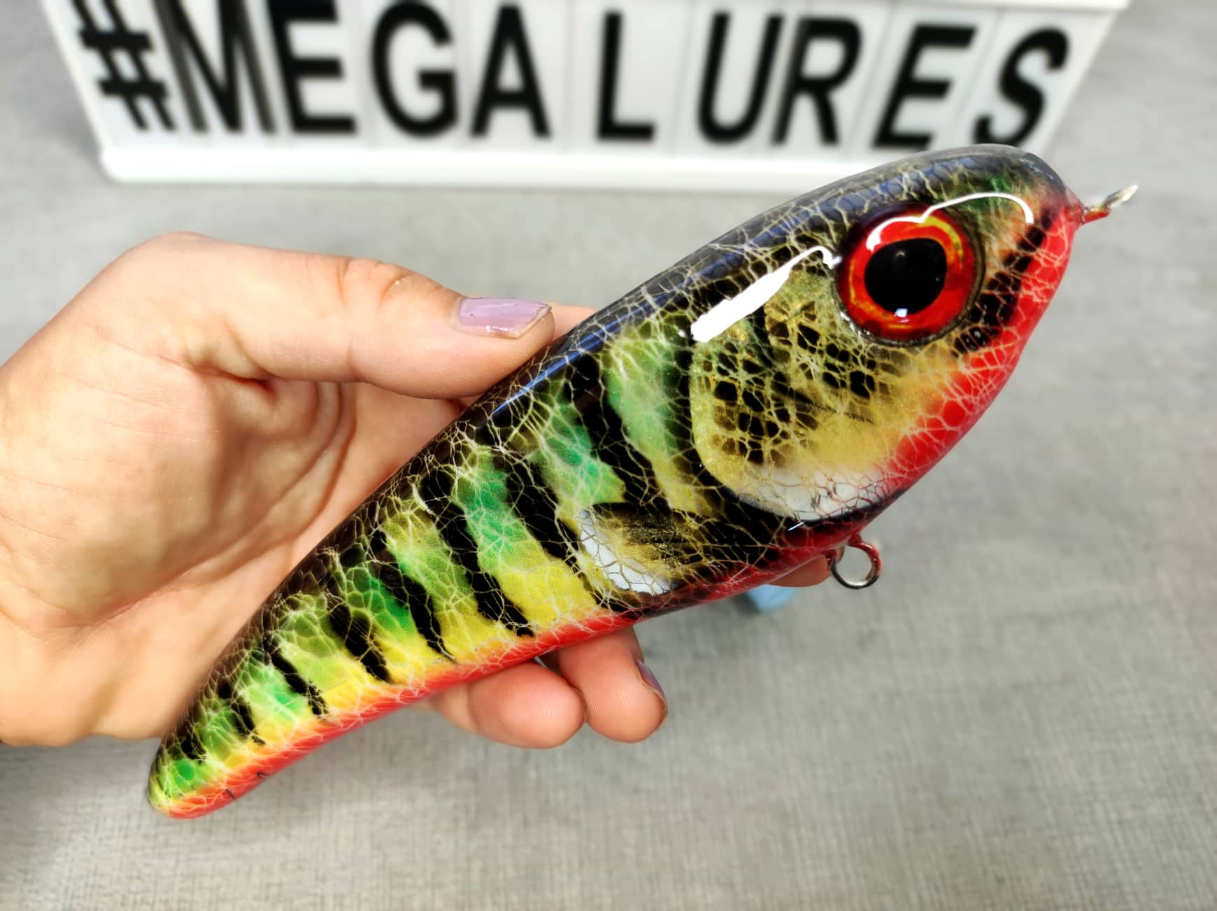 Jerkbait Best Deals On Custom Musky LuresJerkbait Firetiger 434