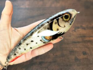 Jerkbait L Dot Gray