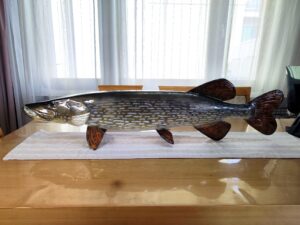 50 in Pike Sculpture in Stock